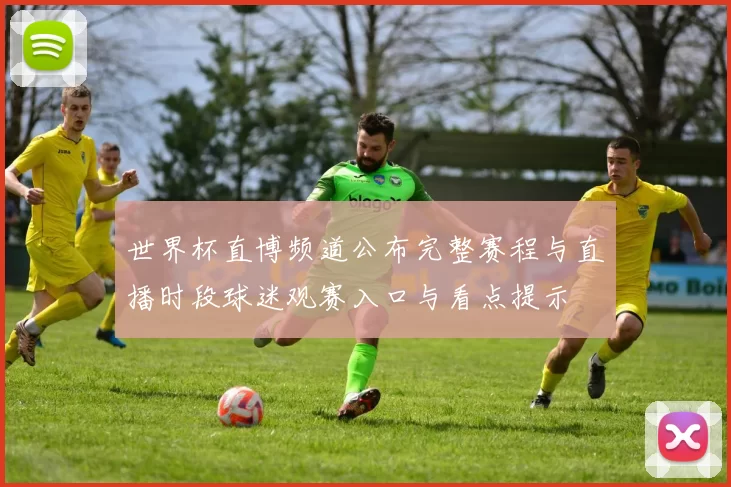 世界杯直博频道公布完整赛程与直播时段球迷观赛入口与看点提示