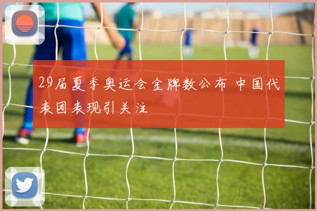 29届夏季奥运会金牌数公布 中国代表团表现引关注